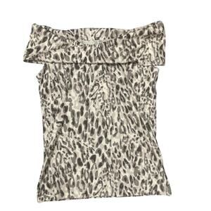 Anthropologie Pilcro Off the Shoulder Twist Rib Top NEW